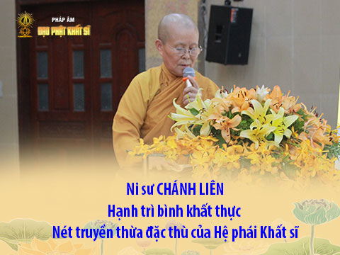 Hạnh trì bình khất thực - Nét truyền thừa đặc thù của Hệ phái Khất sĩ