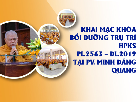 Khai mạc khóa Bồi dưỡng Trụ trì 2019