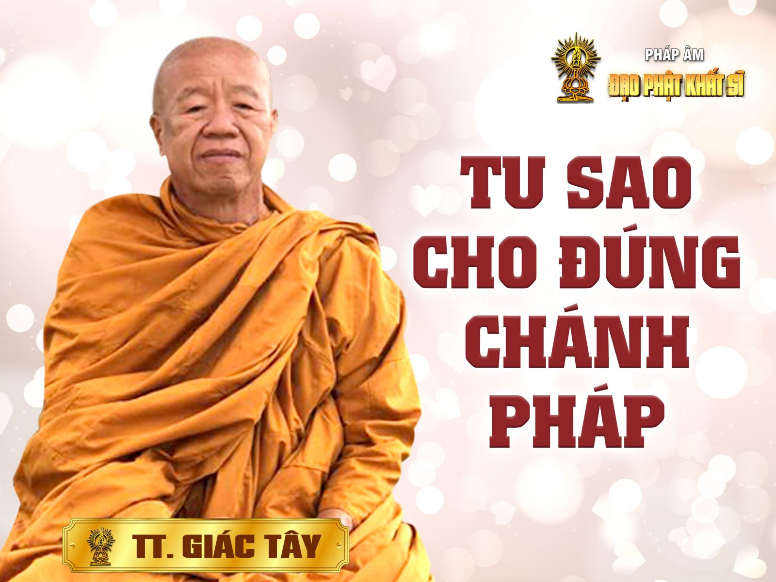 Tu sao cho đúng chánh pháp?