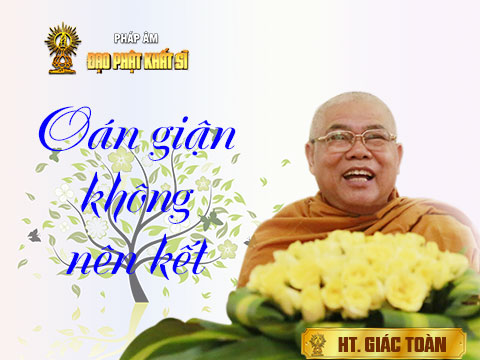 Oán giận không nên kết