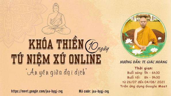 KHÓA THIỀN TỨ NIỆM XỨ - KỲ 1 - NGÀY BẾ MẠC