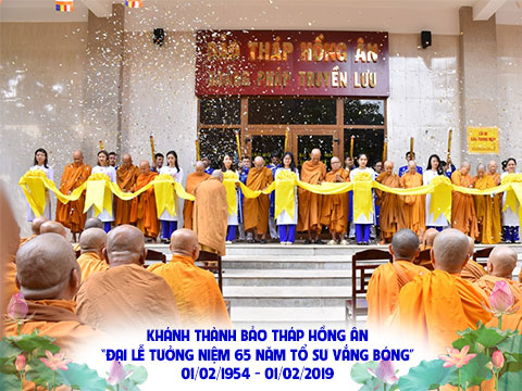 Khánh thành Bảo tháp Hồng Ân 