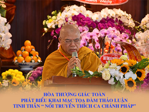 Phát biểu Khai mạc Tọa đàm tinh thần 
