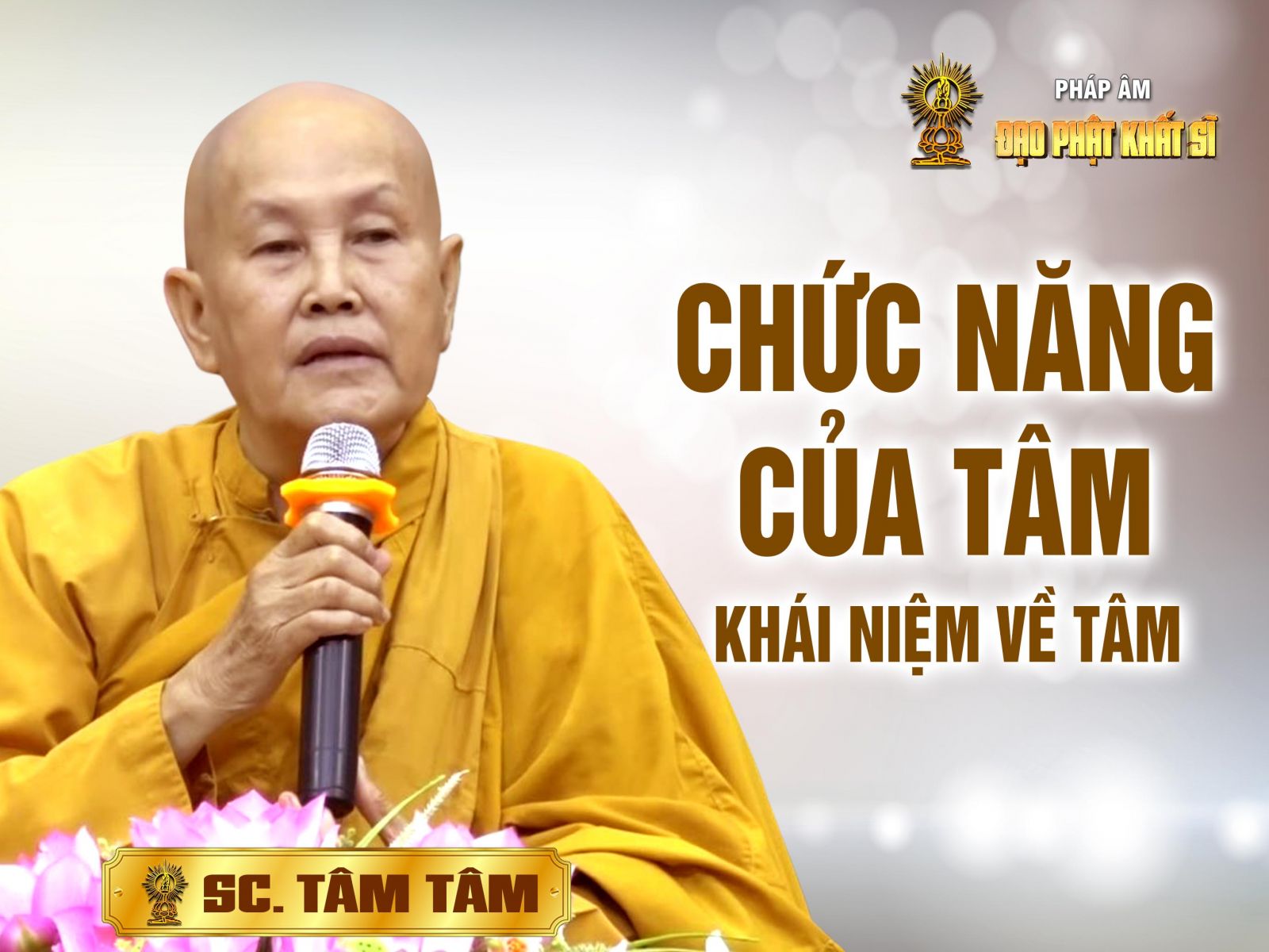 Vi Diệu Pháp - Chức năng của Tâm: Khái niệm về Tâm (04/09/2016)