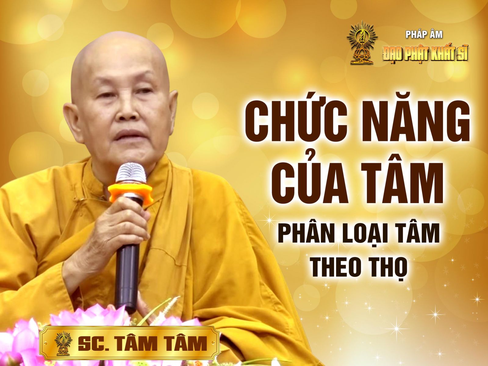Vi Diệu Pháp -  Phân loại tâm theo thọ (25/09/2016)
