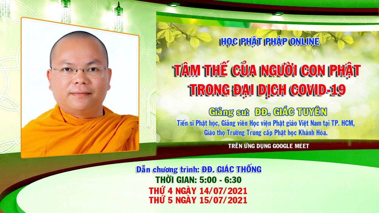 Tâm thế của Người con Phật trong đại dịch Covid-19 - Đại đức Giác Tuyên (Phần 2)