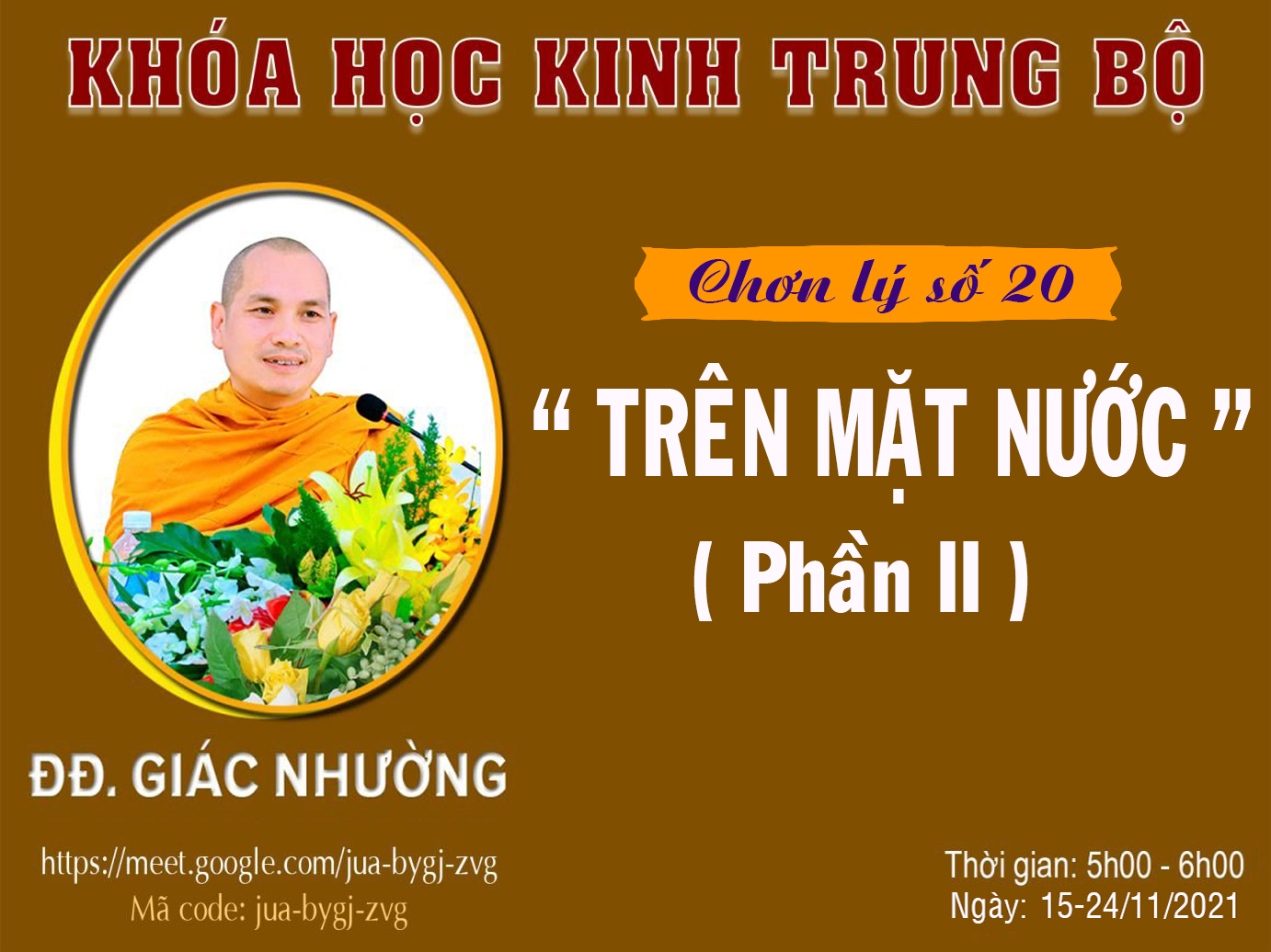 Chơn lý số 20 - TRÊN MẶT NƯỚC - Phần II