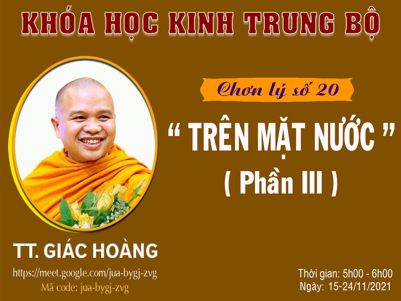 Chơn lý số 20 -TRÊN MẶT NƯỚC - Phần III